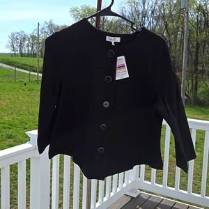 Brand New Metro 7 Black Cotton Jacket Size  PS 4-6